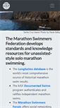 Mobile Screenshot of marathonswimmers.org